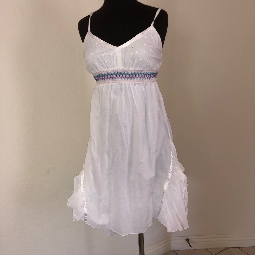 White short dress